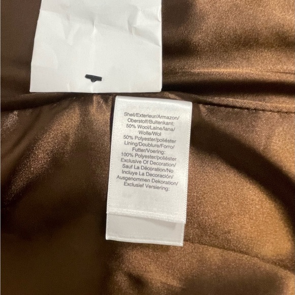 DKNY Looped Bouclé Wool-Blend Coat Size Small - Picture 12 of 13